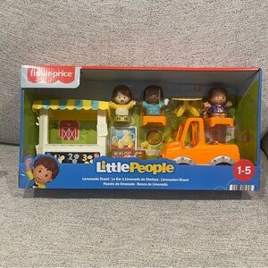 Fisher-Price Little People Lemonade Stand Playset & Figures NWT